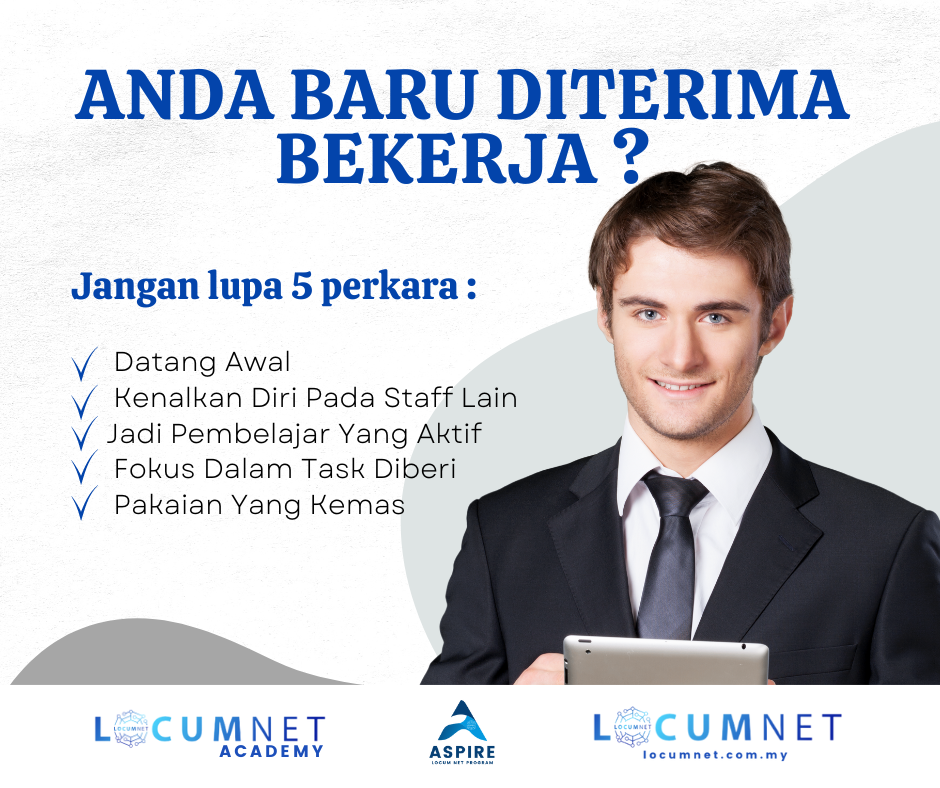 ANDA BARU DITERIMA BEKERJA ?