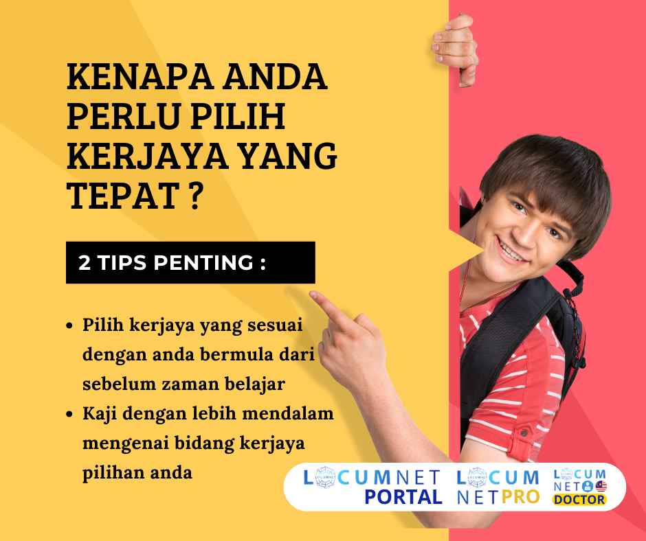KENAPA ANDA PERLU PILIH KERJAYA YANG TEPAT ?