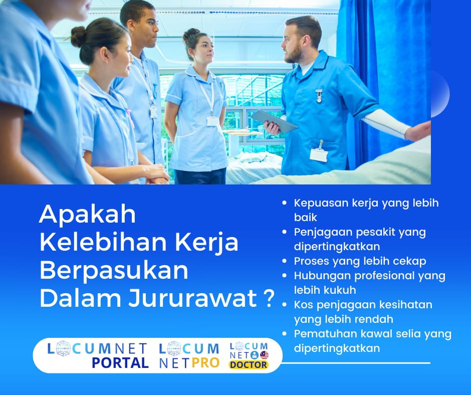 APAKAH KELEBIHAN KERJA BERPASUKAN DALAM JURURAWAT ?