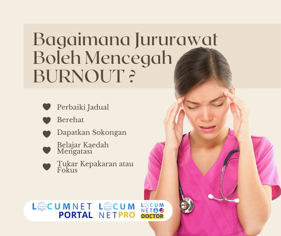 BAGAIMANA JURURAWAT BOLEH MENCEGAH BURNOUT ?