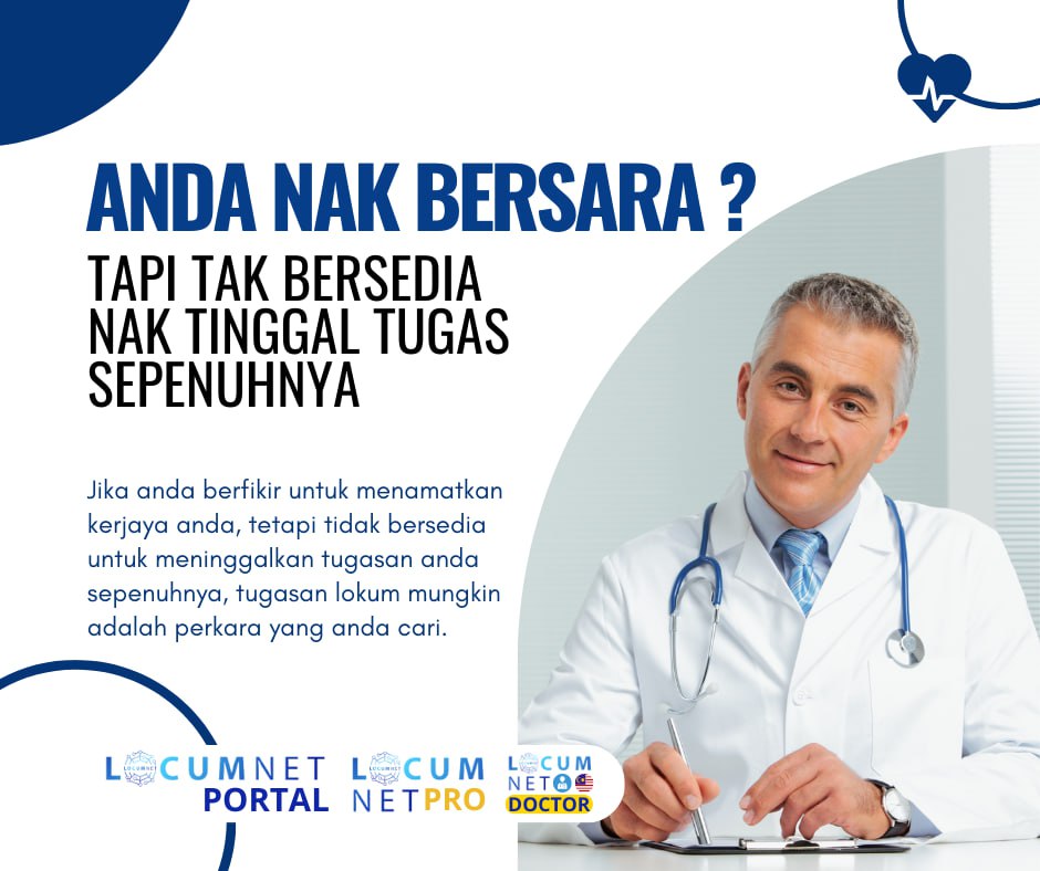 ANDA NAK BERSARA ? TAPI TAK BERSEDIA NAK TINGGAL TUGAS SEPENUHNYA