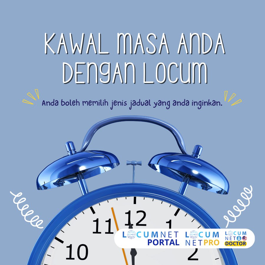 KAWAL MASA ANDA DENGAN LOCUM