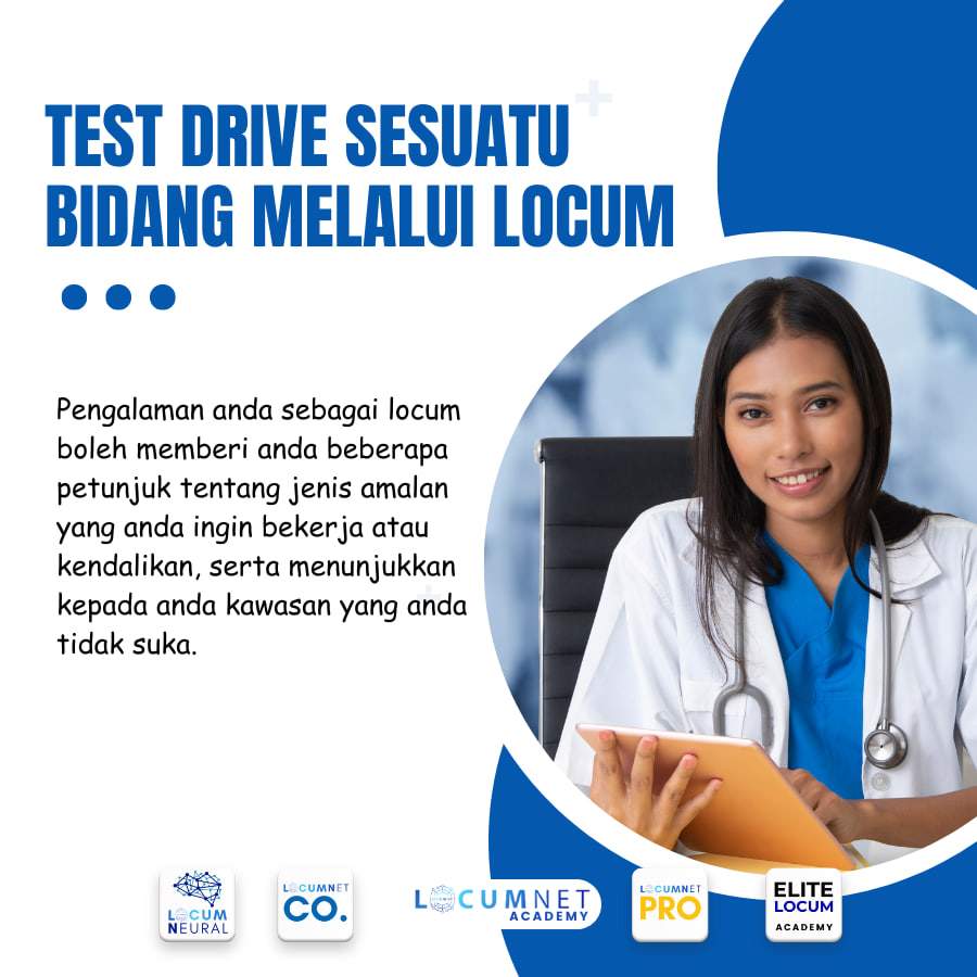 TEST DRIVE SESUATU BIDANG MELALUI LOCUM