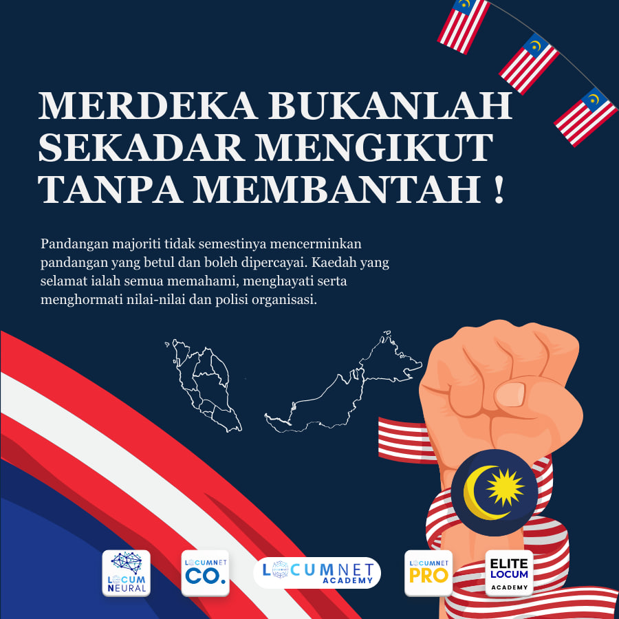 Merdeka Bukanlah Sekadar Mengikut Tanpa Membantah !