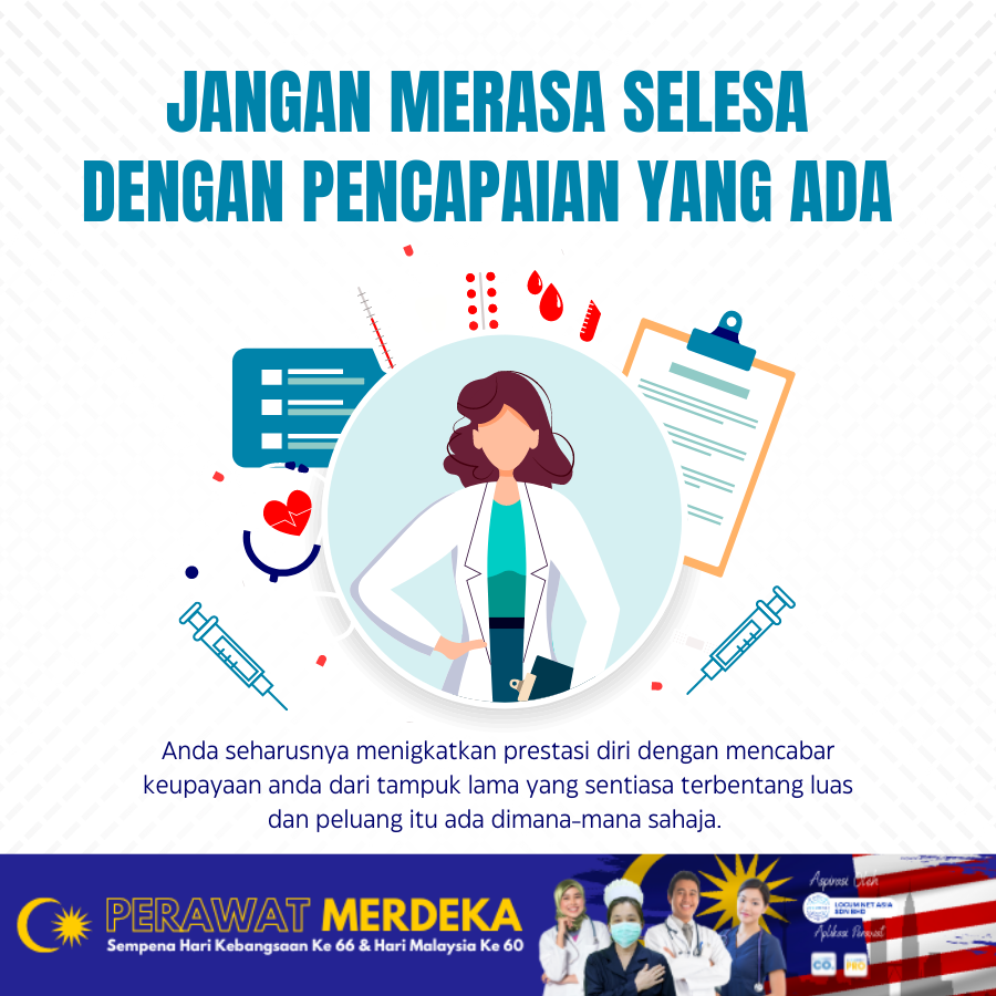 JANGAN MERASA SELESA DENGAN PENCAPAIAN YANG ADA