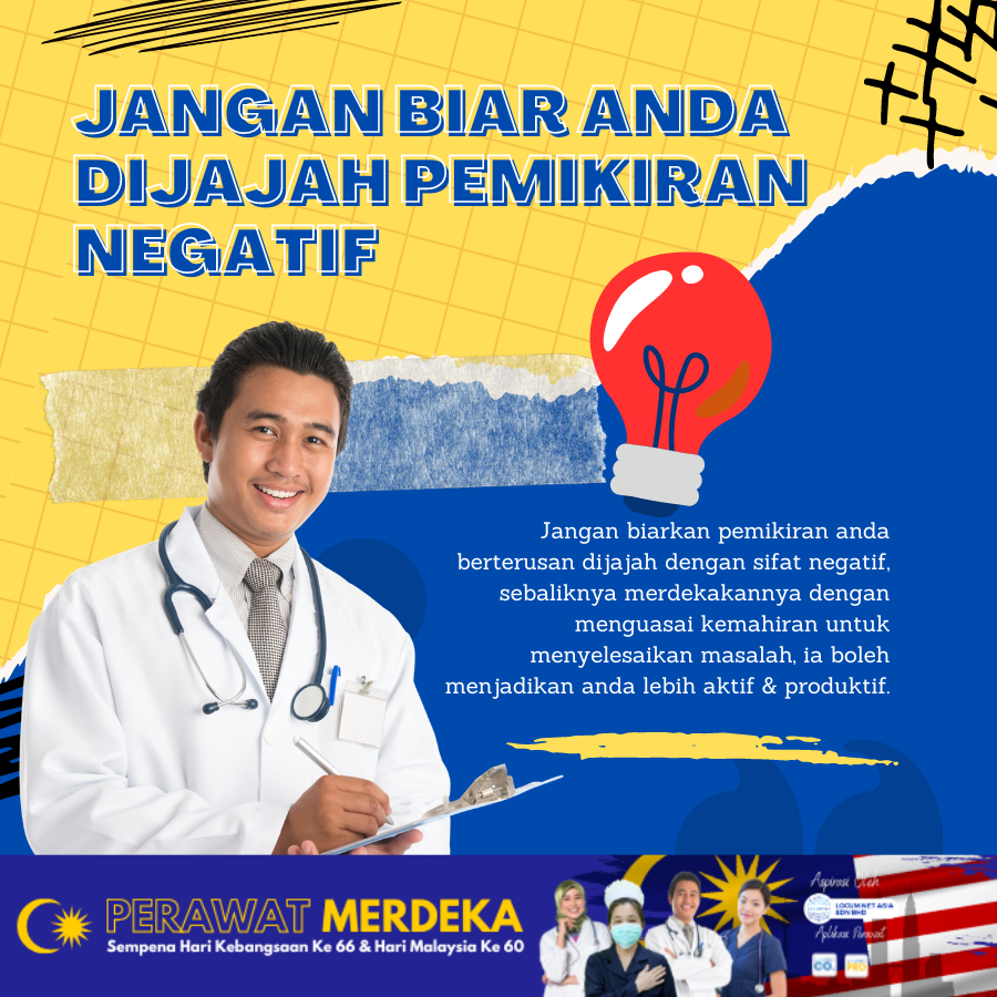 JANGAN BIARKAN ANDA DIAJAJAH DENGAN PEMIKIRAN NEGATIF