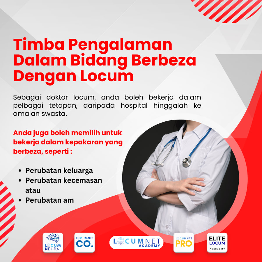 Timba Pengalaman Dalam Bidang Berbeza Dengan Locum