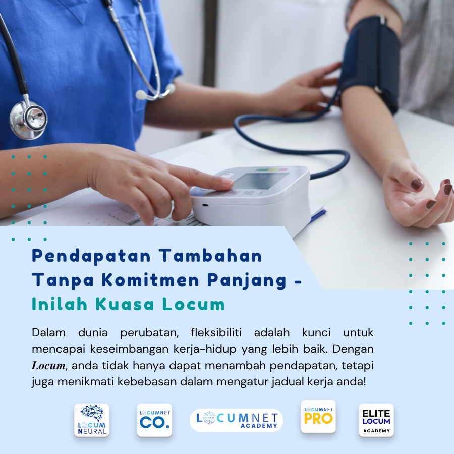 Pendapatan tambahan tanpa komitmen panjang – inilah kuasa locum