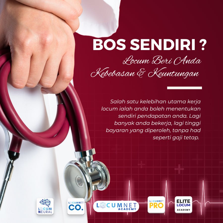 Bos Diri Sendiri ? Locum Beri Anda Kebebasan & Keuntungan