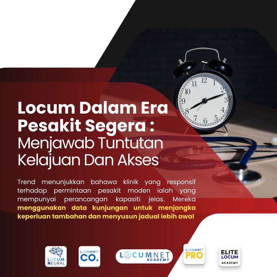 Locum Dalam Era Pesakit Segera : Menjawab Tuntutan Kelajuan & Akses